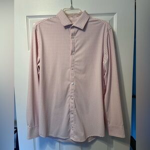 Mizzen+Main Light Pink Dress Shirt - Size Medium